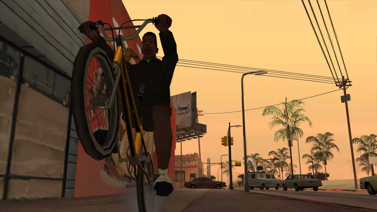 Oryginalne GTA San Andreas z 2004 roku